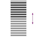 vidaXL Store zèbre noir 105x230 cm largeur du tissu 100 9 cm polyester