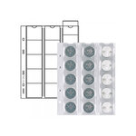 Feuilles numismatiques MU15 pour 15 monnaies jusque Ø 42 mm