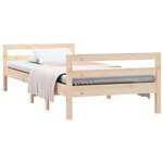 vidaXL Cadre de lit sans matelas 80x200 cm bois massif de pin