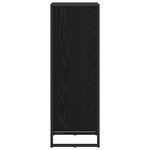 vidaXL Bibliothèque Chêne noir 80 x 30 x 155 cm Bois d'ingénierie