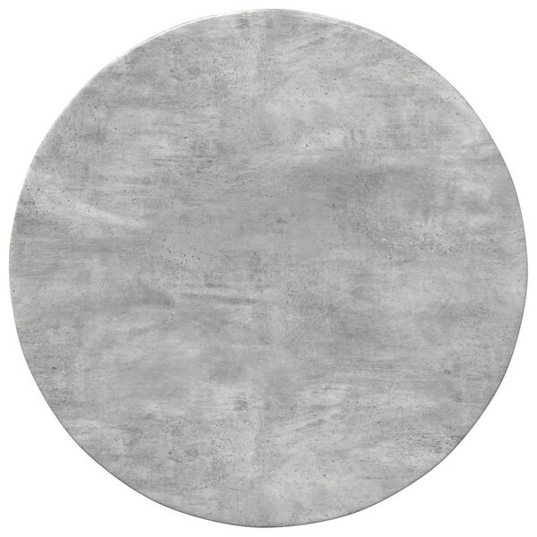 vidaXL Plateau de table Gris béton 60 x 60 x 1 5 cm Bois d'ingénierie