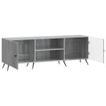 vidaXL Meuble TV 150 x 31 x 50 cm Sonoma gris Bois d'ingénierie