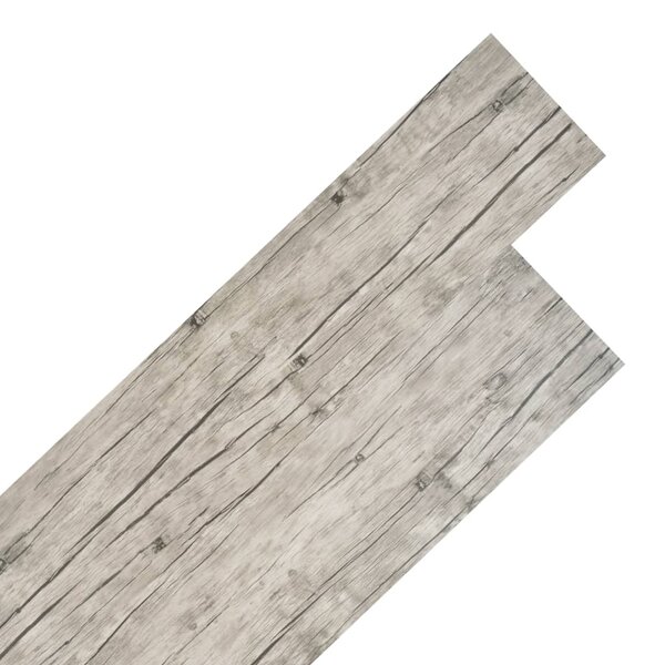 vidaXL Planches de plancher PVC Non auto-adhésif 5 26 m² Chêne délavé