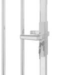 vidaXL Portail de jardin 100x150 cm acier inoxydable