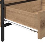 vidaXL Table basse chêne artisanal 100 x 51 x 45 cm Bois d'ingénierie
