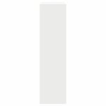 vidaXL Boîte de dépôt de colis avec porte Blanc 44 x 22 x 82 cm Acier