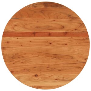 vidaXL Dessus de table Ø70x3 8 cm rond bois massif d'acacia