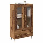vidaXL Haut Armoire Bois Ancien 69 5 x 31 x 115 cm Bois d'ingénierie