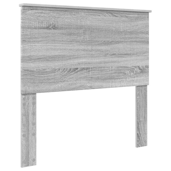 vidaXL Tête de lit Gris Sonoma 100 cm Bois d'ingénierie