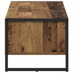 vidaXL Meuble TV Bois Ancien 100 x 36 5 x 30 5 cm Bois d'ingénierie