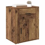 vidaXL Cabinet de chevet Bois ancien 35 x 50 x 60 cm Bois d'ingénierie