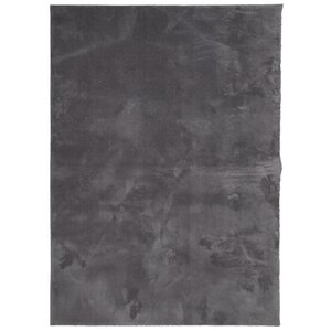 vidaXL Tapis HUARTE à poils courts doux lavable anthracite 200x280 cm