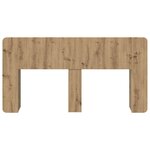 vidaXL Cabinet de Tête de Lit Chêne artisanal 160 cm Bois d'ingénierie