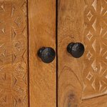 vidaXL Table basse Marron Clair 80 x 50 x 40 cm Bois d'acacia massif