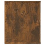 vidaXL Tables de chevet 2 Pièces Chêne fumé 50x39x47 cm