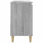 vidaXL Armoire de bain sonoma gris 65x33x60 cm bois d'ingénierie
