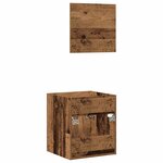 vidaXL Ensemble de meubles salle de bain 2 Pièces bois d'ingénierie
