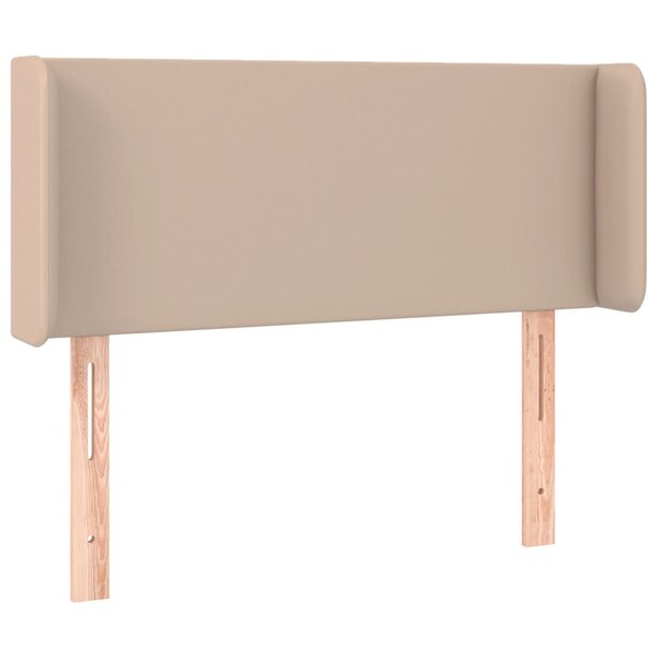 vidaXL Tête de lit avec oreilles Cappuccino 93x16x78/88 cm Similicuir