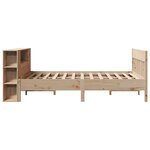 vidaXL Lit bibliothèque sans matelas 120x190 cm bois de pin massif