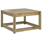 vidaXL Repose-pied de jardin bois de pin imprégné