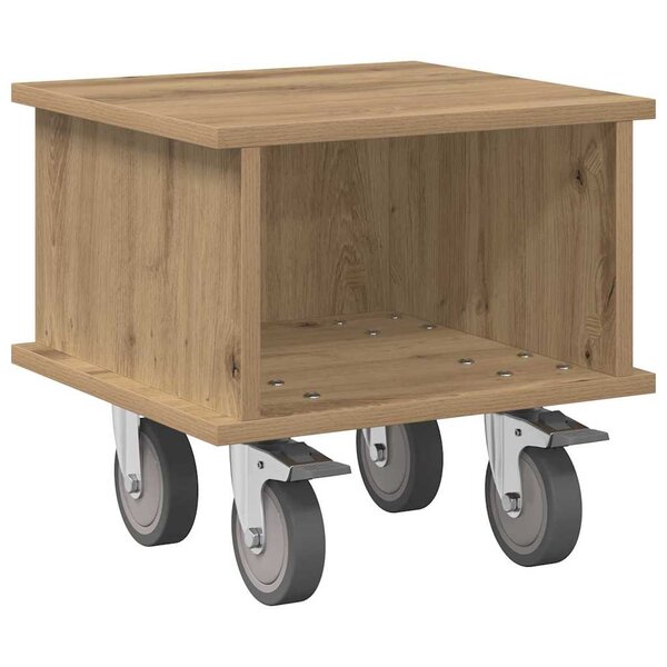 vidaXL Meuble TV Chêne artisanal 37 x 35 x 35 cm Bois d'ingénierie