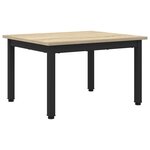vidaXL Table basse Sonoma 60 x 50 x 36 cm Bois d'ingénierie
