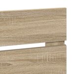 vidaXL Tête de lit Chêne Sonoma 200 cm Bois d'ingénierie
