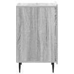 vidaXL Cabinet de chevet Sonoma gris 43 x 41 x 68 cm Bois d'ingénierie