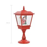 Vidaxl lampe de piédestal de noël avec père noël 64 cm led