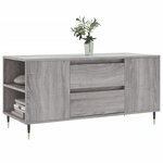 vidaXL Table basse sonoma gris 102x44 5x50 cm bois d'ingénierie