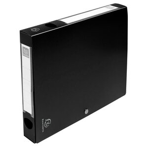 Boite De Classement À Pression Dos 40mm Polypropylène 7/10e Opaque - A4 - Noir - Exacompta