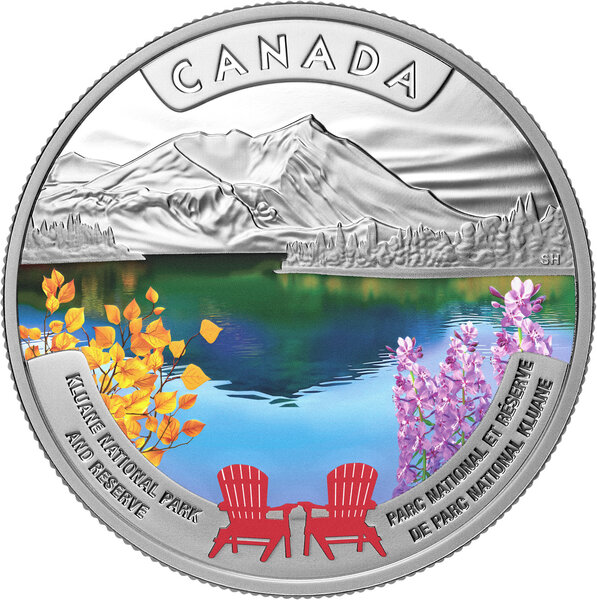 Monnaie KLUANE NATIONAL PARK AND RESERVE Canada National Parks Argent 20$ Canada 2026