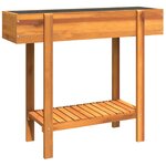 vidaXL Lit surélevé de jardin 90x30x75 cm bois massif acacia