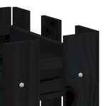 vidaXL Lit surélevé de jardin design de clôture 100x30x30cm pin massif