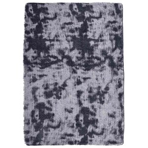 vidaXL Tapis Shaggy à poils longs NAVARRA gris foncé 240x340 cm