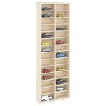 vidaXL Vitrine Murale Beige 21 x 4 5 x 59 cm Bois d'ingénierie