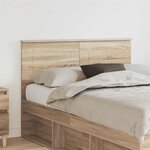 vidaXL Tête de lit Chêne Sonoma 135 cm Bois d'ingénierie
