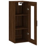 vidaXL Armoire murale chêne marron 34 5x34x90 cm