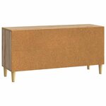 vidaXL Meuble TV 102 x 34 5 x 50 cm Chêne artisanal Bois d'ingénierie