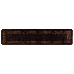 vidaXL Coureur de Tapis MARSA Noir 80 x 400 cm Polyester et PVC