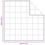 vidaXL Ensemble de Duvet avec oreiller 3 pc Blanc Plume de canard