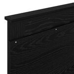 vidaXL Tête de lit avec tête de lit Chêne noir 80 cm Bois d'ingénierie
