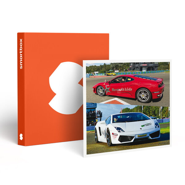 SMARTBOX - Coffret Cadeau Stage pilotage enfant : 4 tours de circuit au volant d'une Ferrari et d'une Lamborghini -  Sport & Aventure
