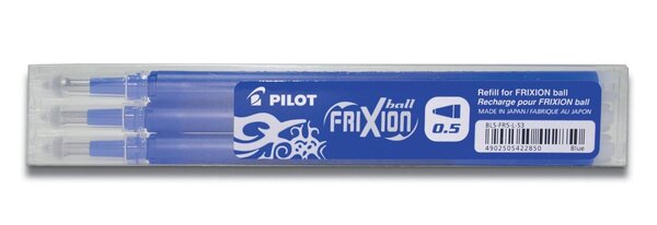 Set de 3 Recharges friXion Ball Clicker (BLS-FR5) Bleu PILOT