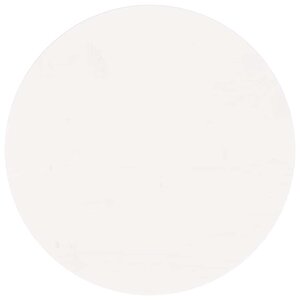 vidaXL Dessus de table rond blanc Ø50x3 cm bois de pin massif