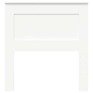 vidaXL Tête de lit avec tête de lit Blanc 100 cm Bois d'ingénierie
