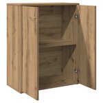 vidaXL Buffet chêne artisanal 60x30x75 cm bois d'ingénierie