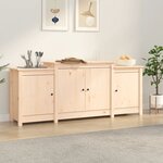 vidaXL Buffet 164x37x68 cm Bois massif de pin