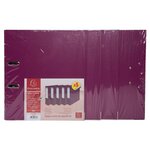 Lot De 5 Classeurs À Levier Intérieur Et Extérieur En Polypropylène - Dos De 80mm - Mécanique Prem'touch - A4 - Fuchsia - X 2 - Exacompta