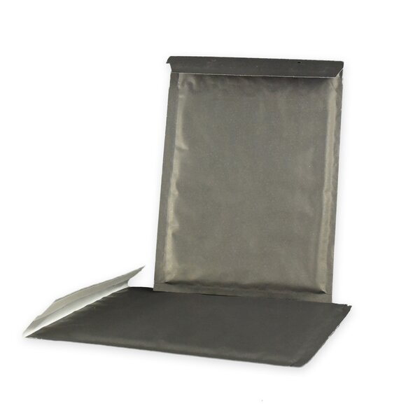 Lot de 100 enveloppes à bulles eco d/4 noires format 180x260 mm